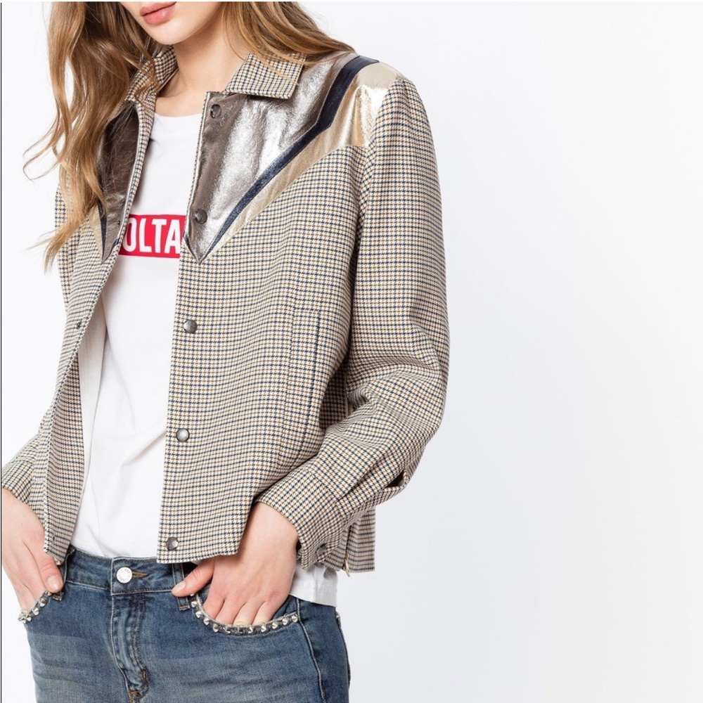 NWOT Zadig & Voltaire Kartys Car Bomber Jacket